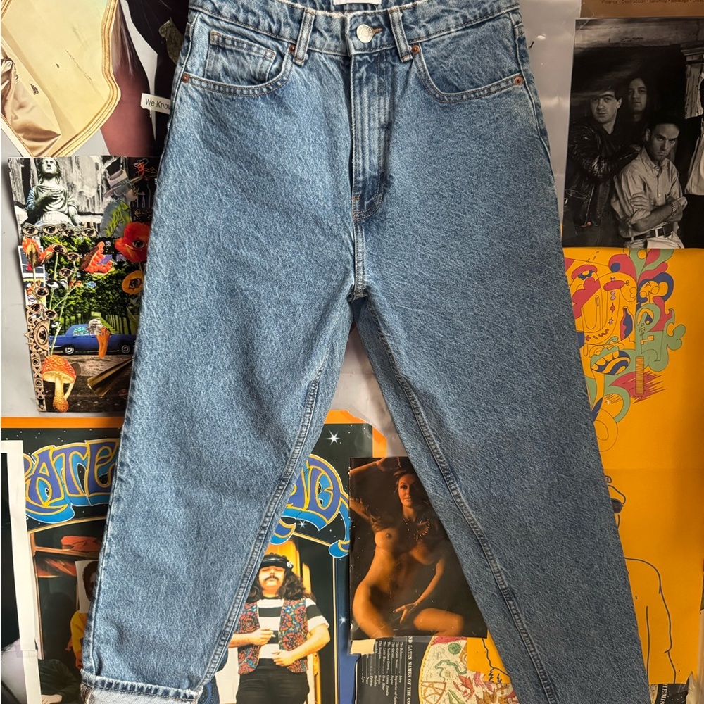Zara Relaxed Fit Blue Jeans